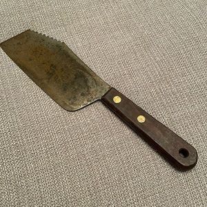 Vintage Meat Cleaver Antique Knife